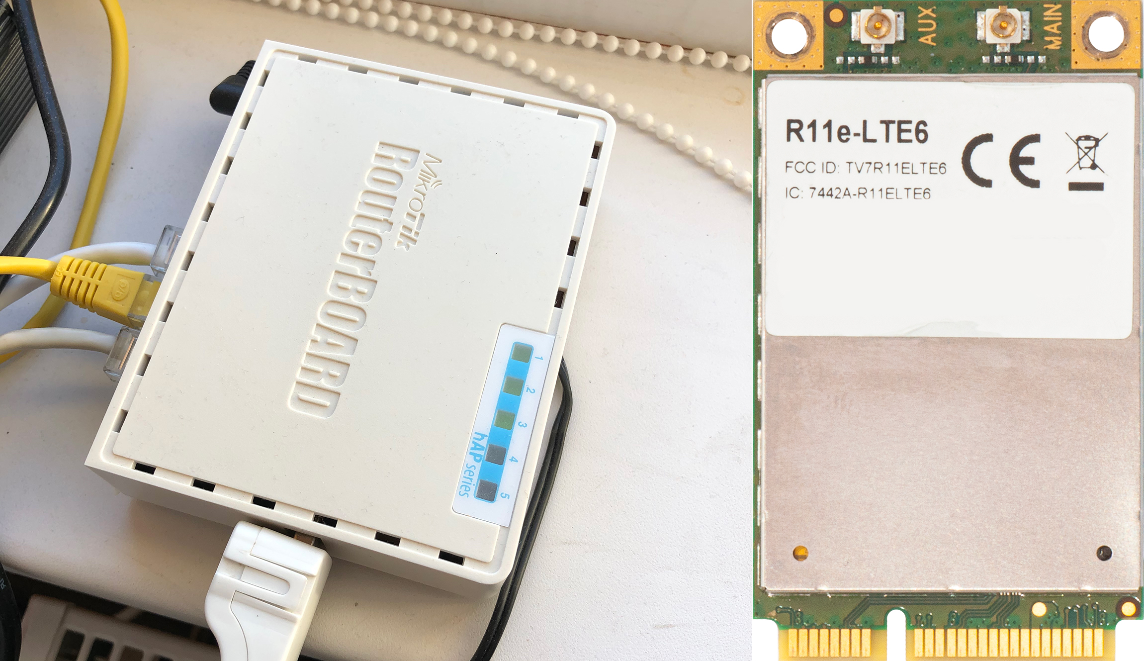 MikroTik hAP lite и R11e-LTE6